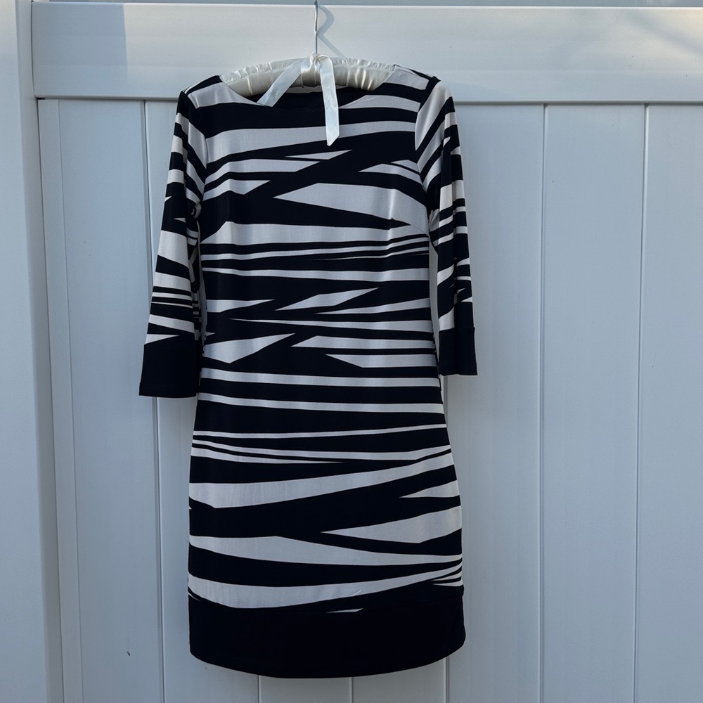 Enfocus Studio Black & White Dress